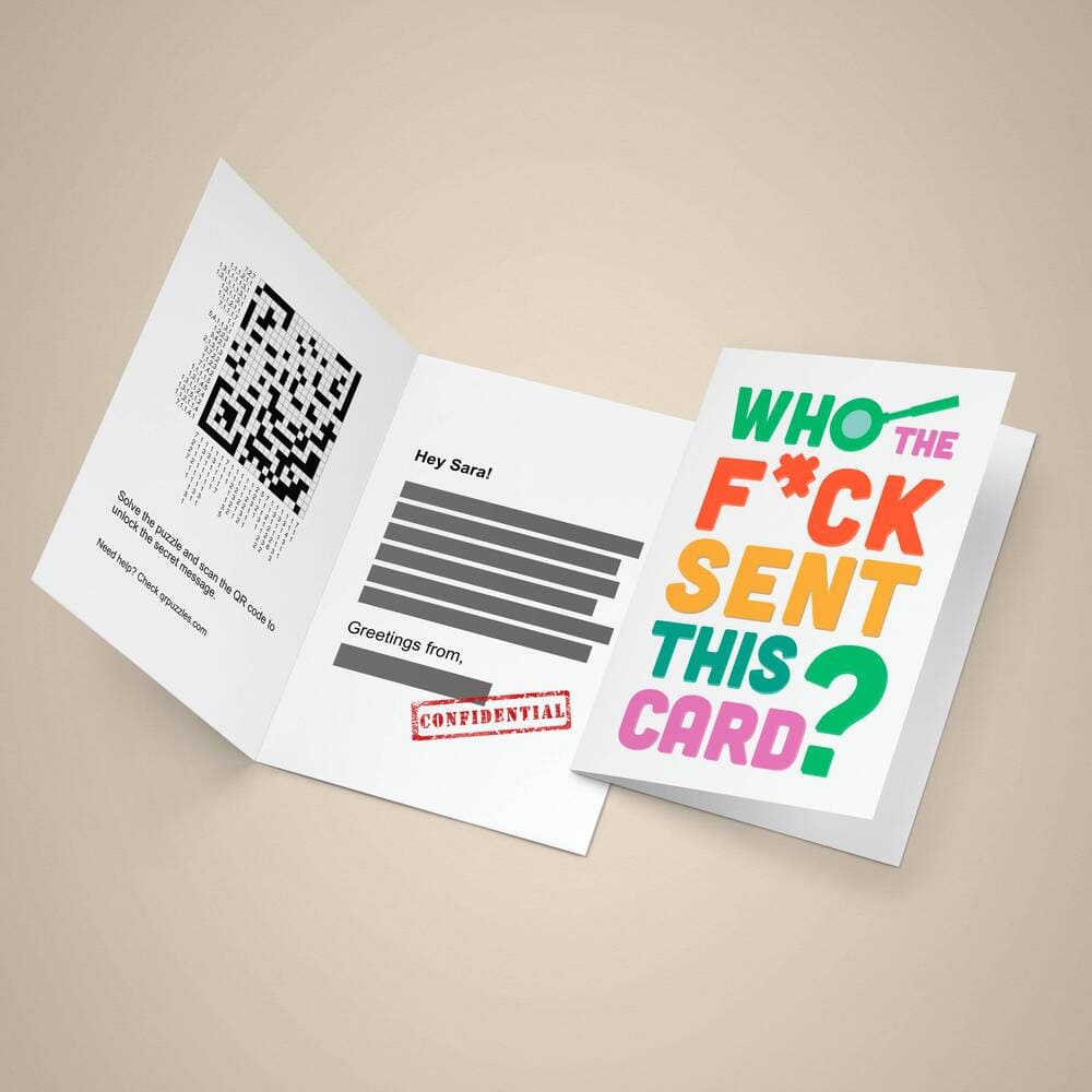The QR card - The Ultimate Puzzle Card - Free Worldwide Shipping